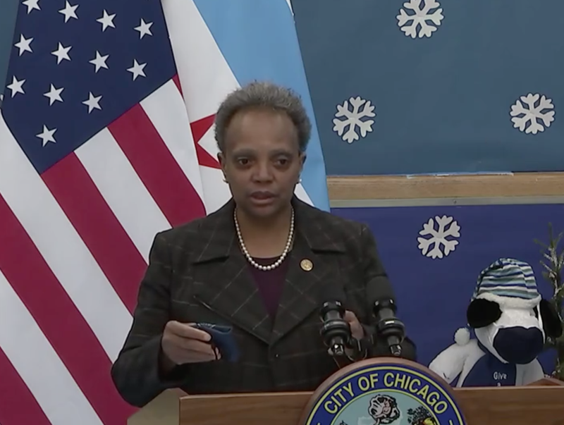 Mayor Lightfoot says the city is getting fewer first dose COVID vaccines than when vaccines first started coming out, and she wants that changed.