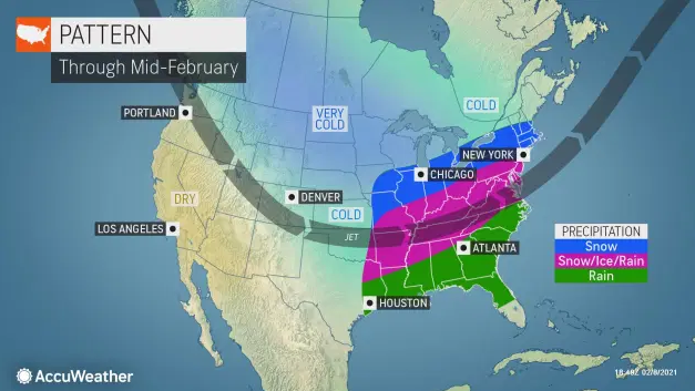 Ice storm forecast