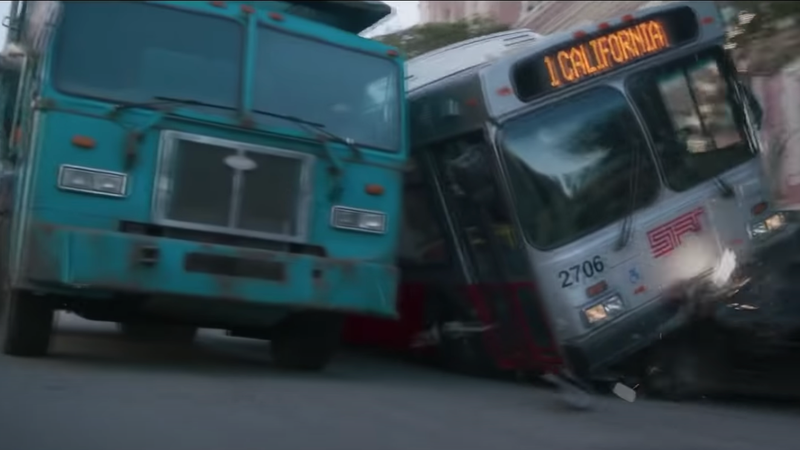 Muni fights a garbage truck in the teaser trailer for Marvel's "Shang-Chi and the Legend of the Ten Rings."