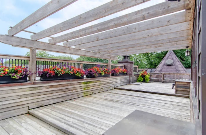 Lester home terrace