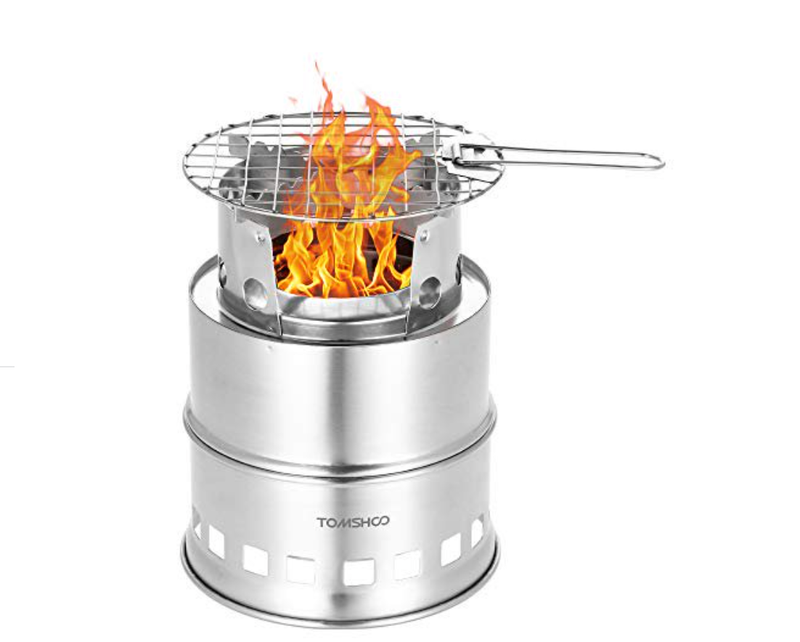TOMSHOO Wood Burning Camping Stove