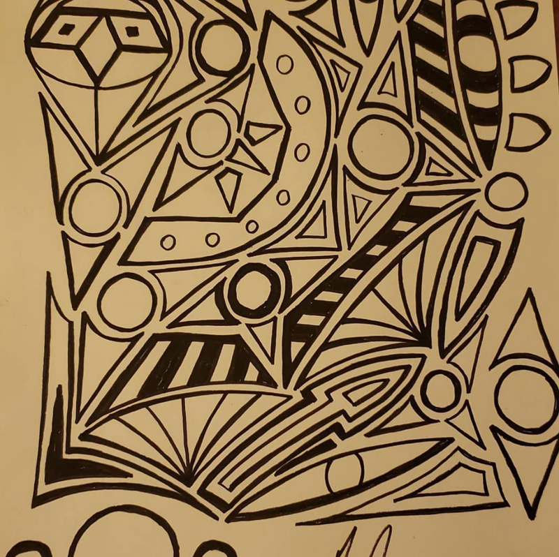 One of Elgin District U-46 Supt. Tony Sanders' doodles