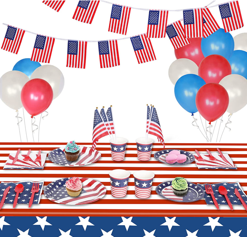 4th of July Party Supplies Pack