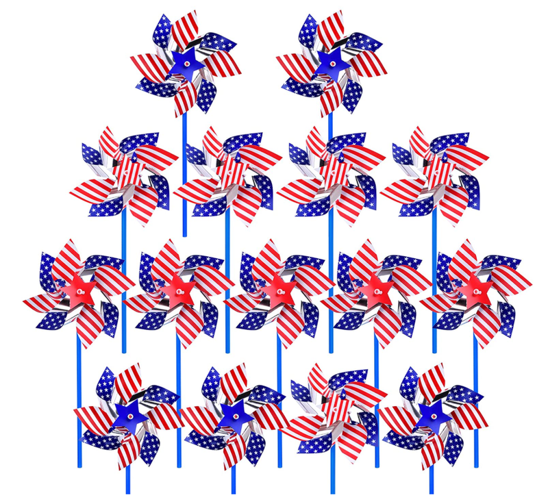 Likeny Patriotic Pinwheels