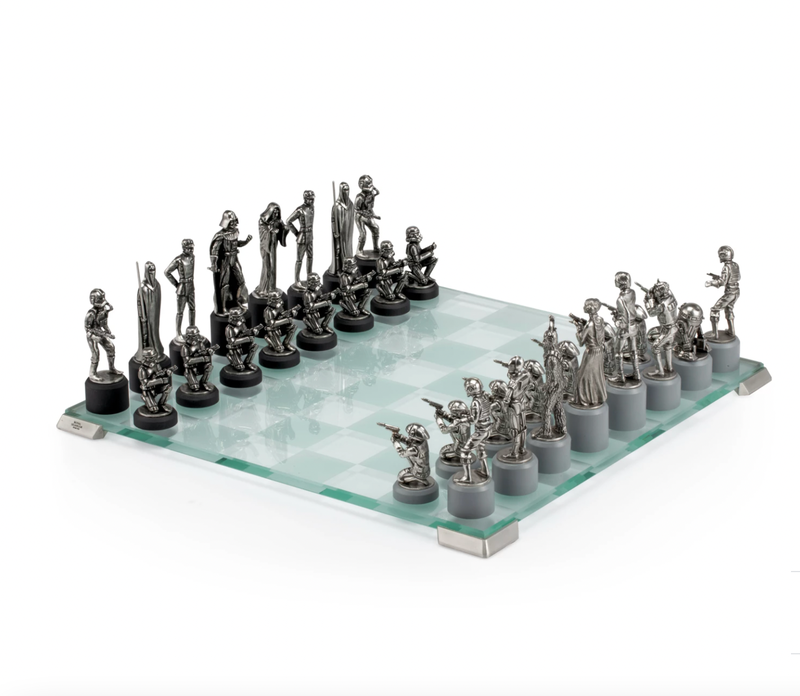 Star Wars Pewter Chess Set