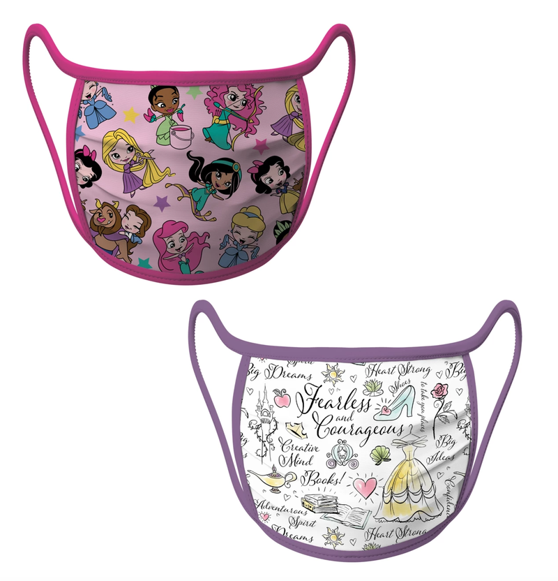 Disney Princess Cloth Face Mask 2-Pack