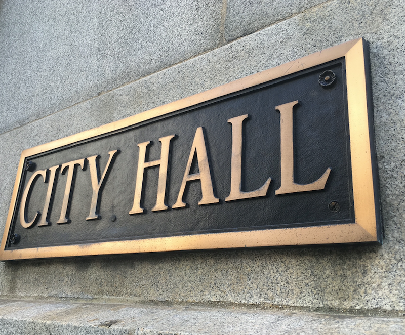 Chicago City Hall plaque
