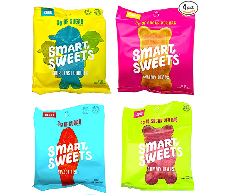 SmartSweets Fruity Gummy Bears Assortment Pack
