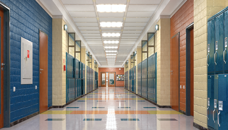 school hallway