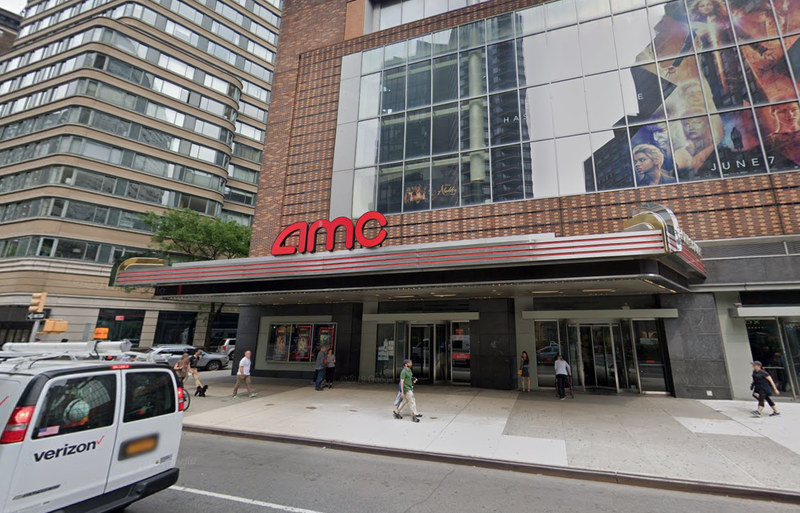 Police are searching for two suspects who snatched an 82-year-old woman’s bag inside a Manhattan AMC movie theater last weekend.