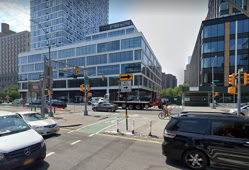 The intersection of Delancy and Suffolk streets, where a teen boy was fatally shot in the face Friday night, police said.