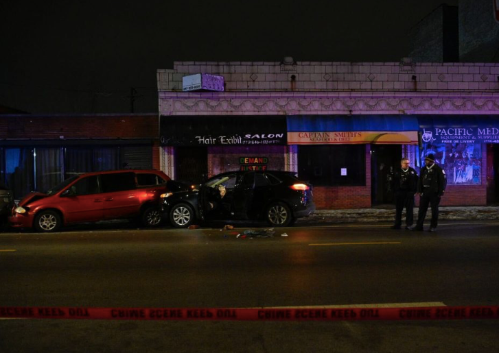 shooting scene