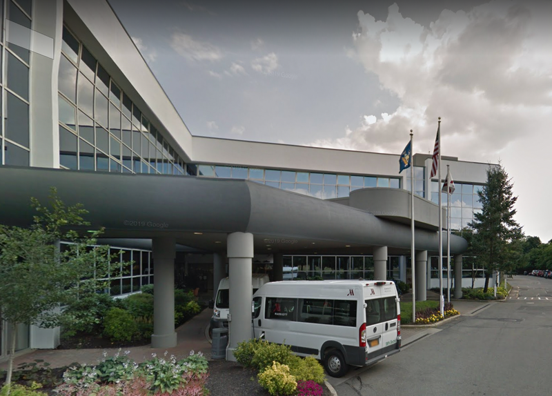 Entrance to Marriott Hotel Melville