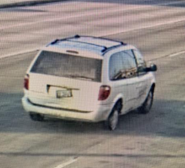van with flat tire
