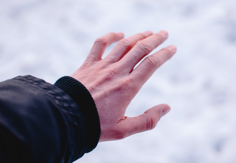 hand in cold