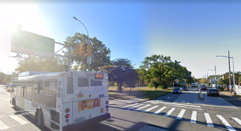 Cross Island Parkway and Hempstead Avenue where crash occurred
