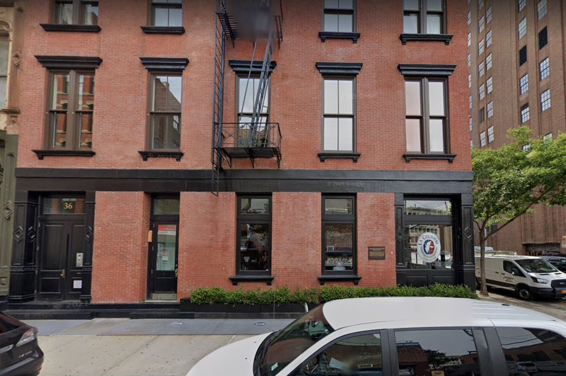 36 Lispenard Street, the former home of abolitionist David Ruggles