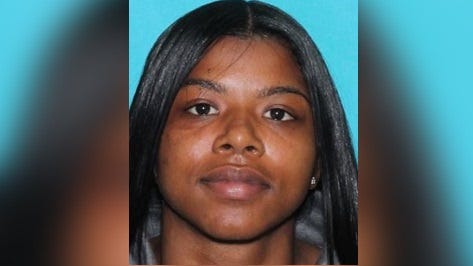 Keyshlyne Patterson, suspected of shooting Jhayden Gunter twice in the head.