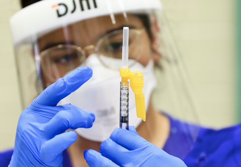 Vaccine distribution in L.A.