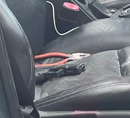 gun on seat
