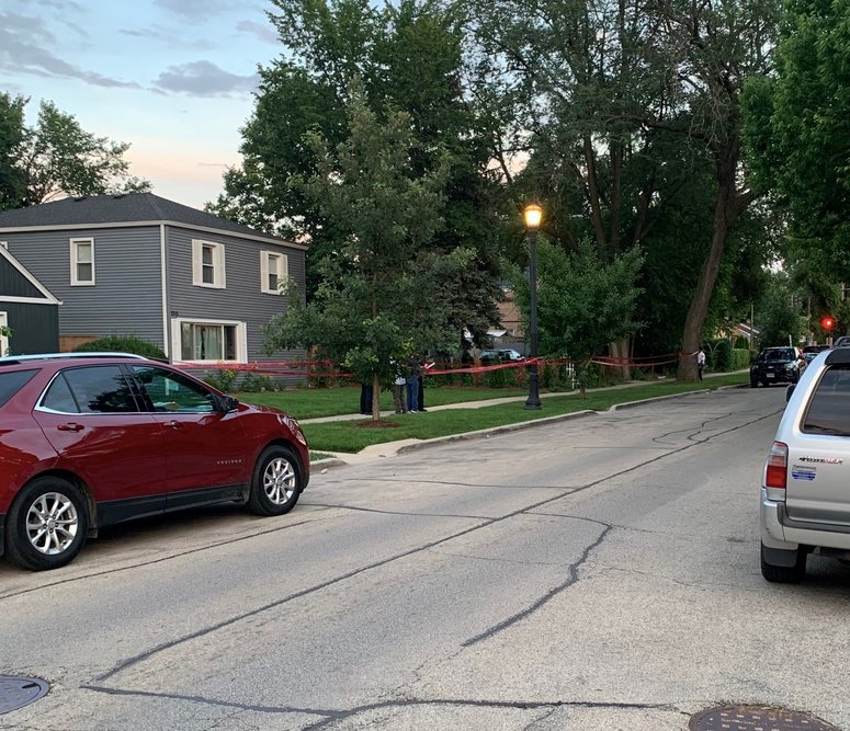 shooting scene