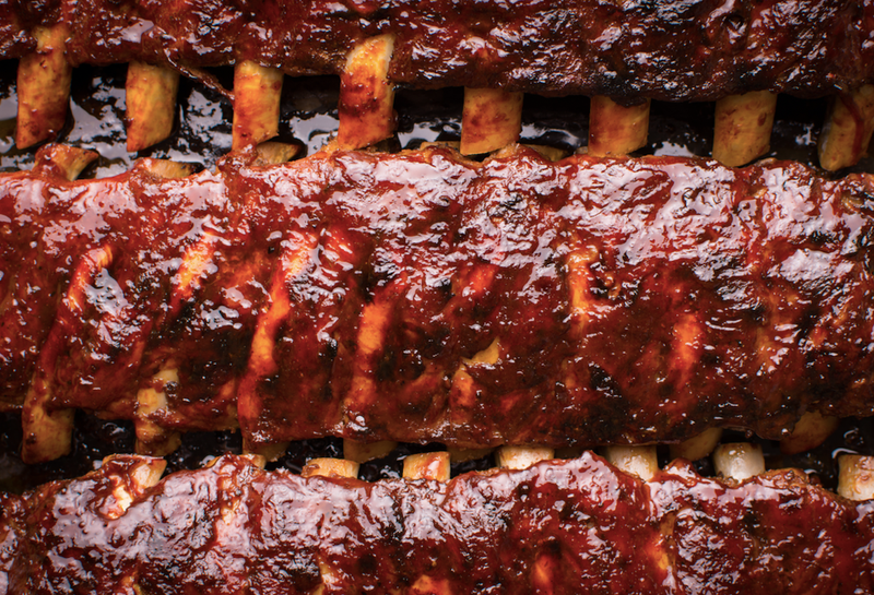 ribs on grill