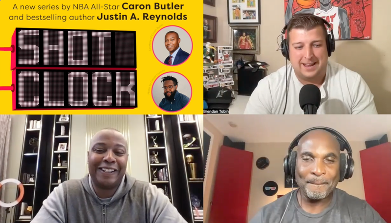 Caron Butler with Tobin and Leroy