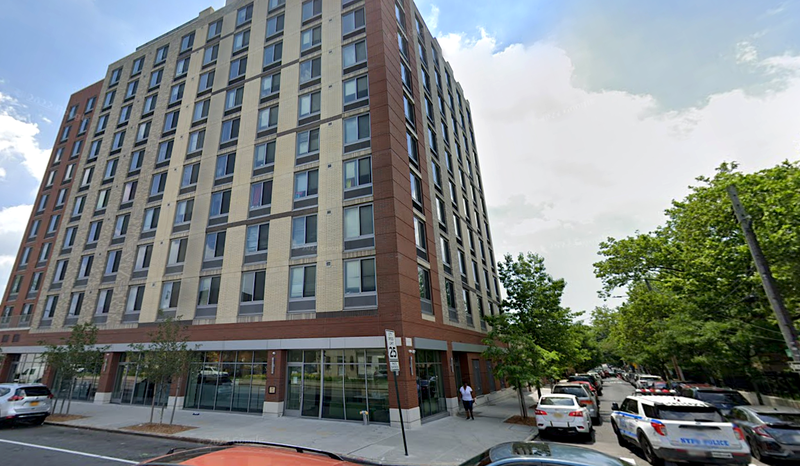 The remains of the 22-year-old victim were found in her sixth-floor apartment on Linwood Street in East New York