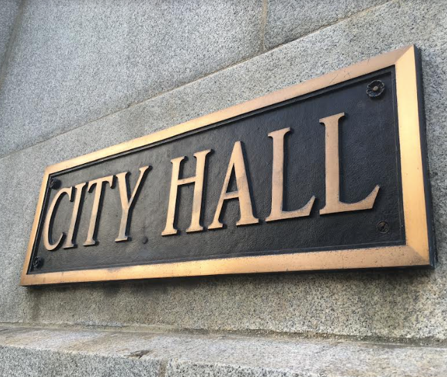 City Hall sign