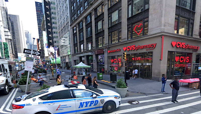 A 30-year-old tourist from Maryland was reportedly beaten and slashed outside the CVS pharmacy at Broadway and W. 40th Street early Saturday