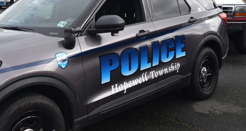 Hopewell Township Police vehicle