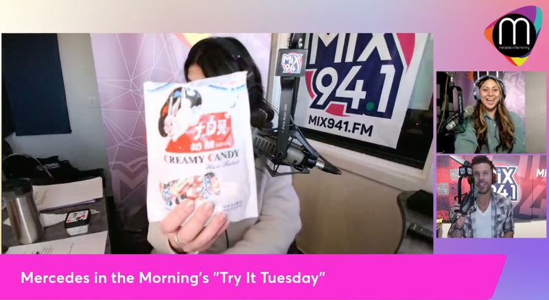 Mercedes in the Morning's Try It Tuesday: The “White Rabbit Candy” One
