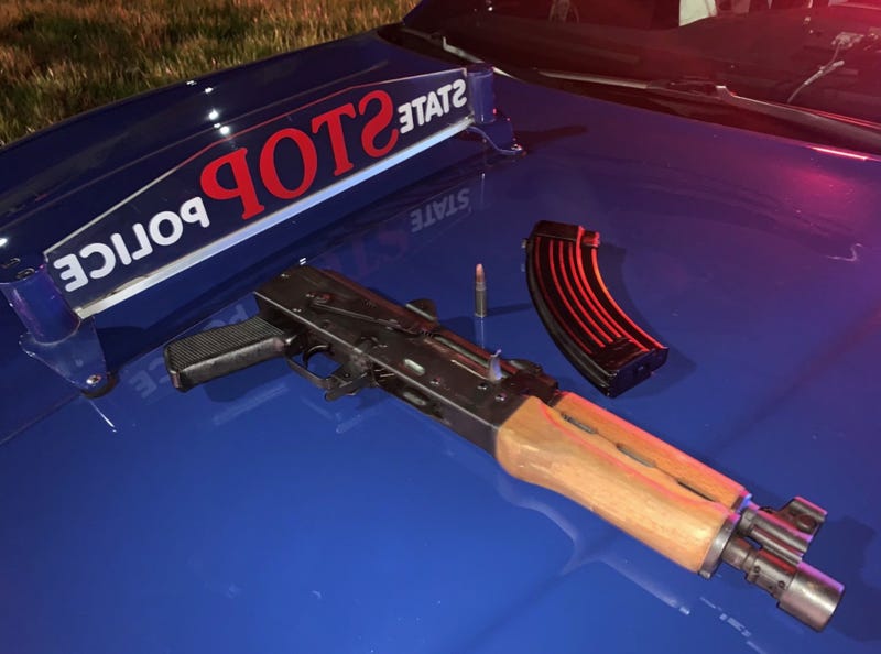 AK-47 pistol with a loaded magazine