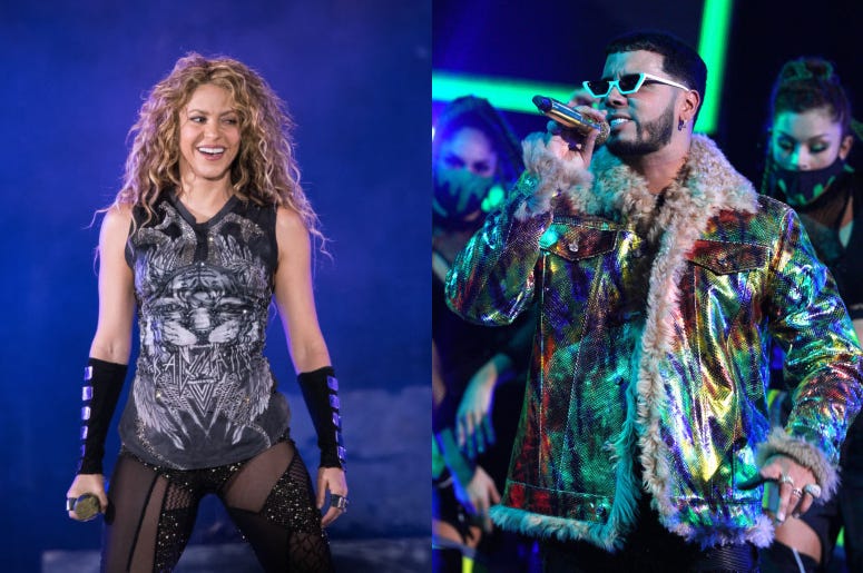 Shakira y Anuel AA