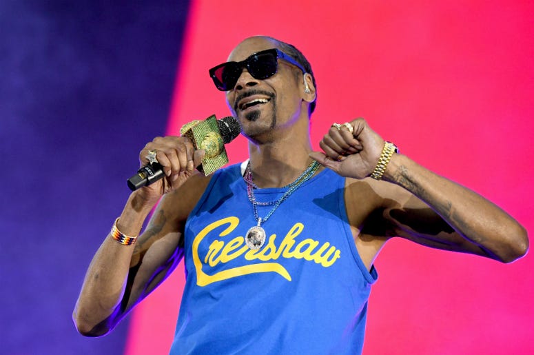 Snoop Dogg performs onstage at SOMETHING IN THE WATER
