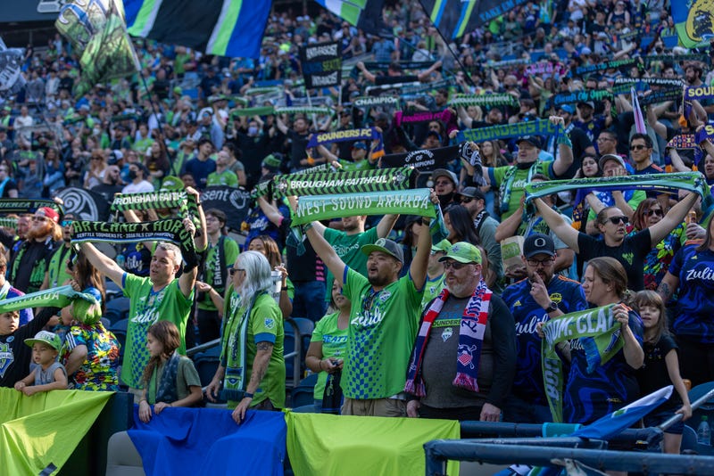 Sounders FC Fans in the GA section