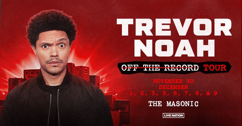 Trevor Noah at The Masonic