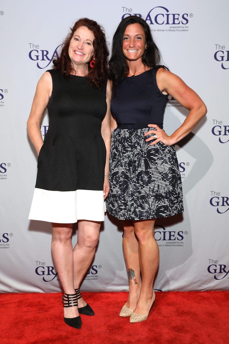 Sue Tabb and Kendra Petrone at the 47th Annual Gracie Awards