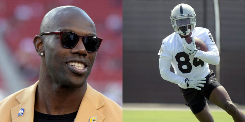 Terrell Owens (left) shared his thoughts on Antonio Brown (right).