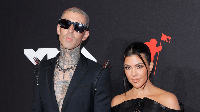 Travis Barker and Kourtney Kardashian