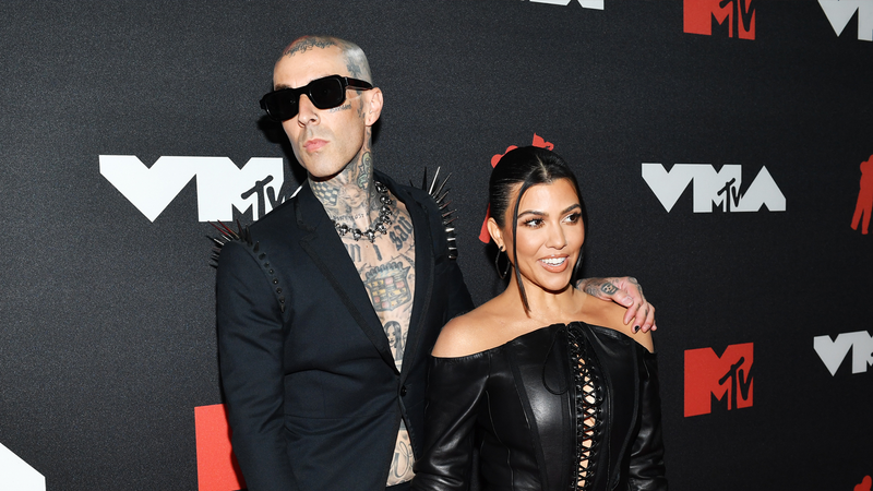 Travis Barker and Kourtney Kardashian