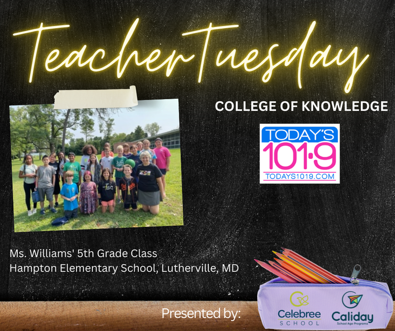 MsWilliams' 5th Grade Class