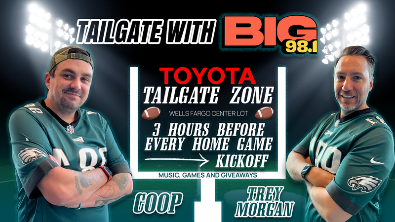 BIG 98.1 LIVE at Philadelphia Eagles Tailgates ALL SEASON