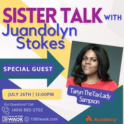 Sister Talk welcomes Tarryn "The Tax Lady" Sampson