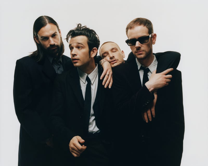 The 1975: Ross, Matty, George and Adam.