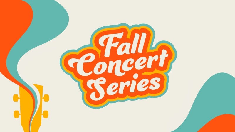 The Arboretum Fall Concert Series 202`1 art