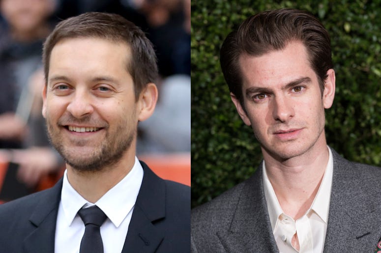 Tobey Maguire and Andrew Garfield