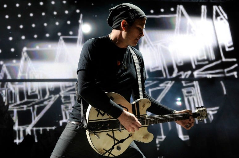 Tom DeLonge performs at the Red Rock Casino in 2011.