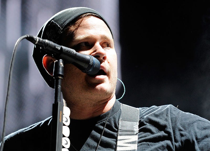 Blink-182 singer/guitarist Tom DeLonge performs at the Red Rock Casino as the band tours in support of the new album, "Neighborhoods" October 7, 2011 in Las Vegas, Nevada