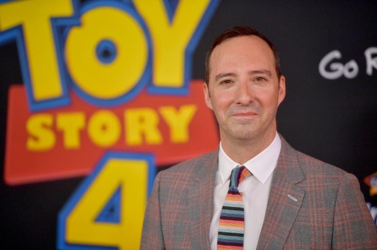 Tony Hale attends the premiere of Disney and Pixar's "Toy Story 4"